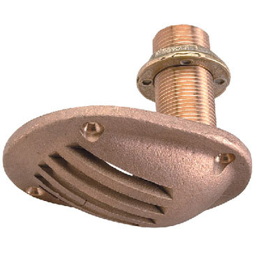 Perko 1-1/4 Scoop Thru Hull with Nut 0065Dp7Plb Perko 1-1/4 Scoop Thru Hull with Nut 0065Dp7Plb