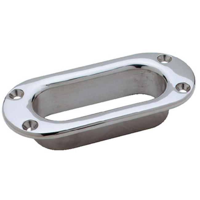 Attwood Marine SS Oval Hawse Pipe 4X1-1/16 66223-3