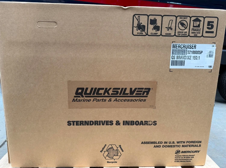 OEM MerCruiser Mercury Quicksilver Bravo 1 XZ One Outdrive 1.50 Drive DWP Sterndrive 8M0148527 52100005P