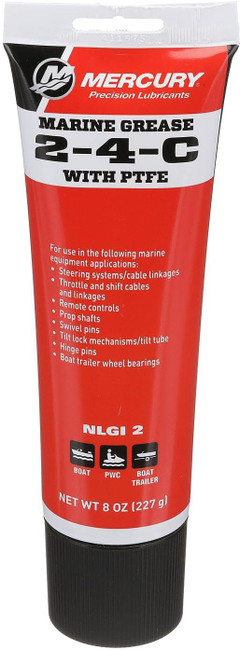 OEM Mercury Multi Purpose 24C Marine Grease Lubricant Tube 92-802859A1 OEM Mercury Multi Purpose 24C Marine Grease Lubricant Tube 92-802859A1