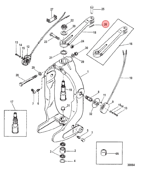 Mercury / Quicksilver Cotter Pin 18-46950 Mercury / Quicksilver Cotter Pin 18-46950