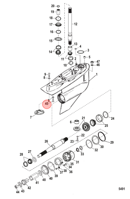 Mercury / Quicksilver SCREW 10-90084