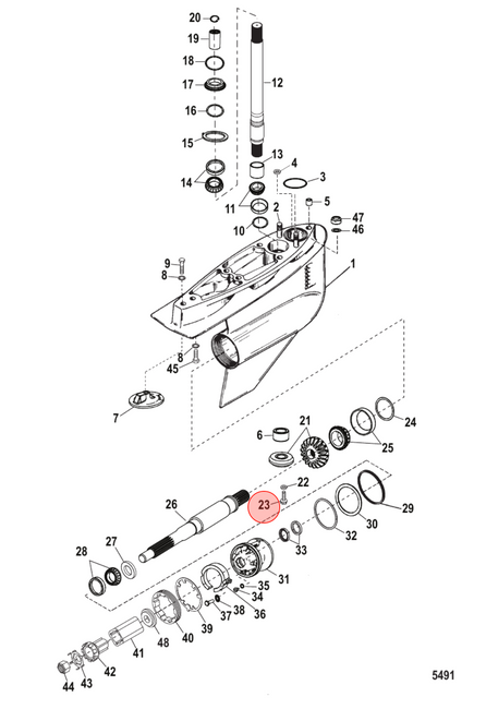 Mercury / Quicksilver SCREW 10-808027 Mercury / Quicksilver SCREW 10-808027