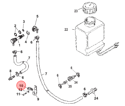 Mercury / Quicksilver CLIP 54-23567