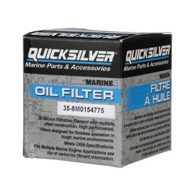 Mercury / Quicksilver 8M0154775 Oil Filter - Johnson, Evinrude, OMC, Suzuki, Sierra, Mallory 35-8M0154775