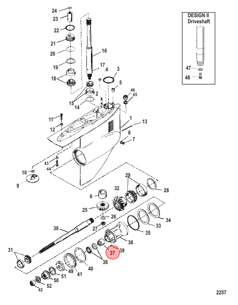 Mercury / Quicksilver BEARING-ROLLER 31-54042T Mercury / Quicksilver BEARING-ROLLER 31-54042T