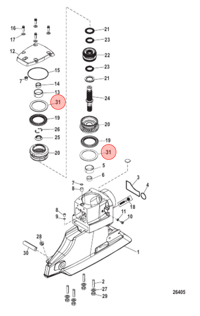 Mercury / Quicksilver Shim/Race - Yellow Thrust Bearing 23-864596062 Mercury / Quicksilver Shim/Race - Yellow Thrust Bearing 23-864596062