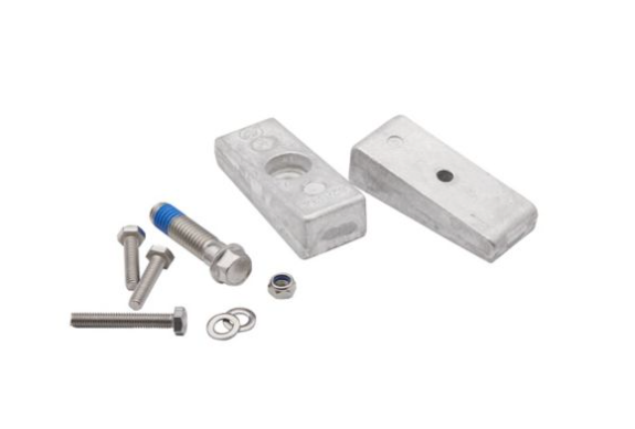 OEM Mercury 135-200hp 4-Cylinder Verado 75-115hp & 135-250hp OptiMax Aluminum Anode Kit 97-8M0107551