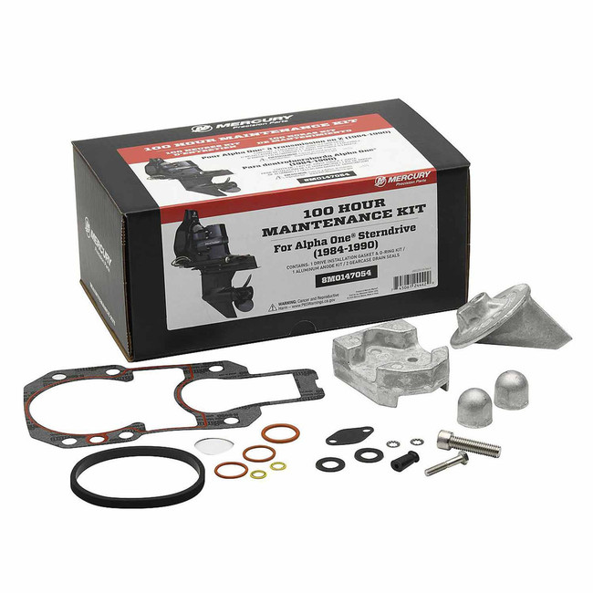 Mercury / Quicksilver 100 Hour Service Kit - Alpha Gen 1 8M0147054 Mercury / Quicksilver 100 Hour Service Kit - Alpha Gen 1 8M0147054