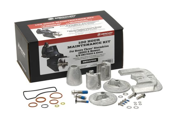 Mercury MerCruiser Bravo 3 Sterndrive 100 Hour Maintenance Kit 8M0147058 Mercury MerCruiser Bravo 3 Sterndrive 100 Hour Maintenance Kit 8M0147058