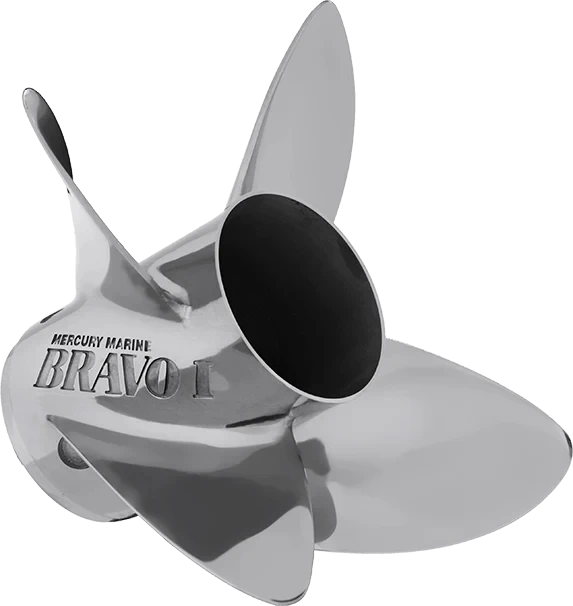 Mercury Racing Bravo 1 FS 4-Blade Stainless Steel, 15.25" X 25", RH 48-8M0064470