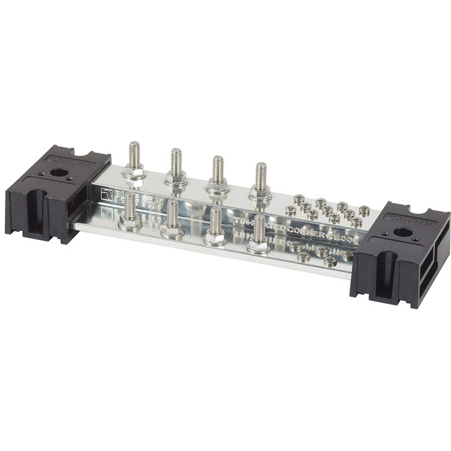 Blue Sea PowerBar 1000 - 8 5/16" Terminal Studs w/Cover Blue Sea PowerBar 1000 - 8 5/16" Terminal Studs w/Cover