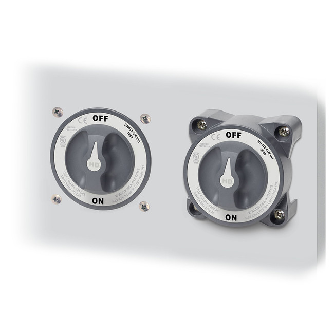 Blue Sea 3001 HD-Series Battery Switch Single Circuit ON/OFF with AFD Blue Sea 3001 HD-Series Battery Switch Single Circuit ON/OFF with AFD