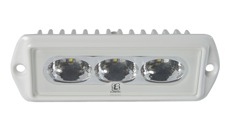 Lumitec CapriLT - LED Flood Light - White Finish - White Non Dimming 101288 Lumitec CapriLT - LED Flood Light - White Finish - White Non Dimming 101288