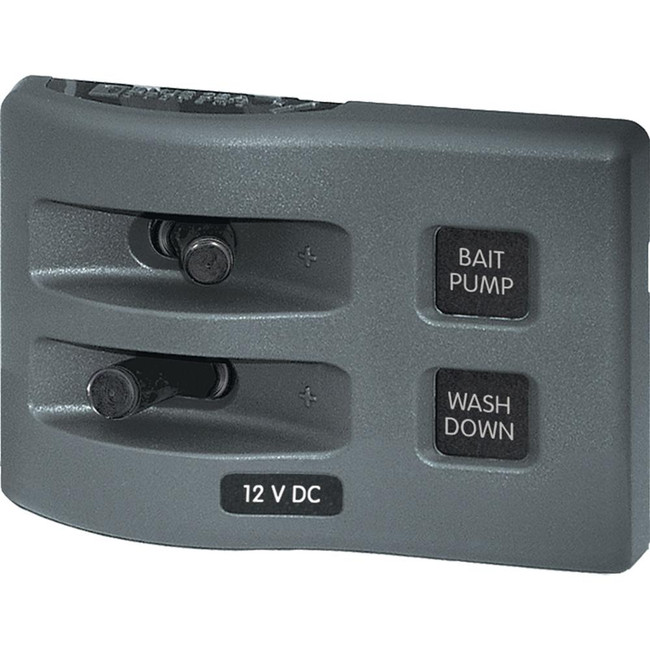 Blue Sea 4303 WeatherDeck 12V DC Waterproof Switch Panel - 2 Position Blue Sea 4303 WeatherDeck 12V DC Waterproof Switch Panel - 2 Position