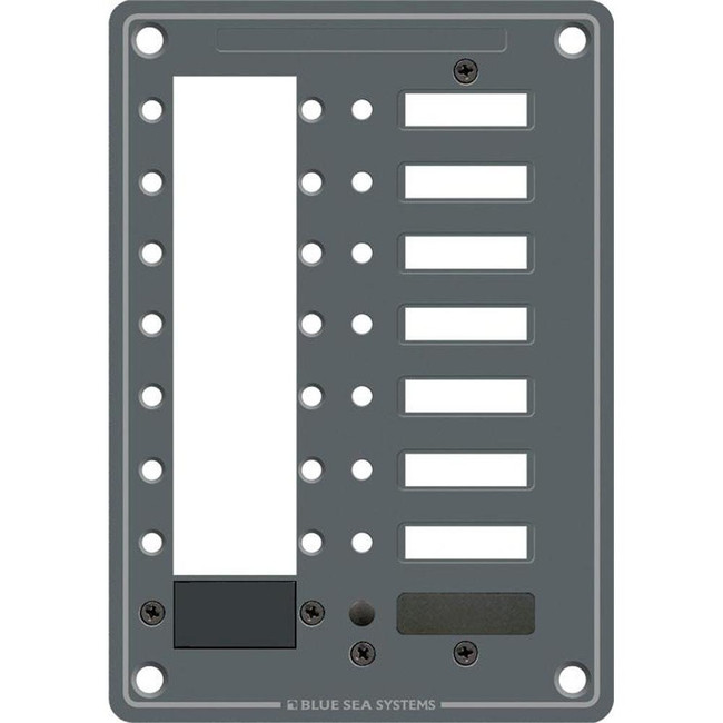 Blue Sea 8087 8 Position DC C-Series Panel - Blank Blue Sea 8087 8 Position DC C-Series Panel - Blank
