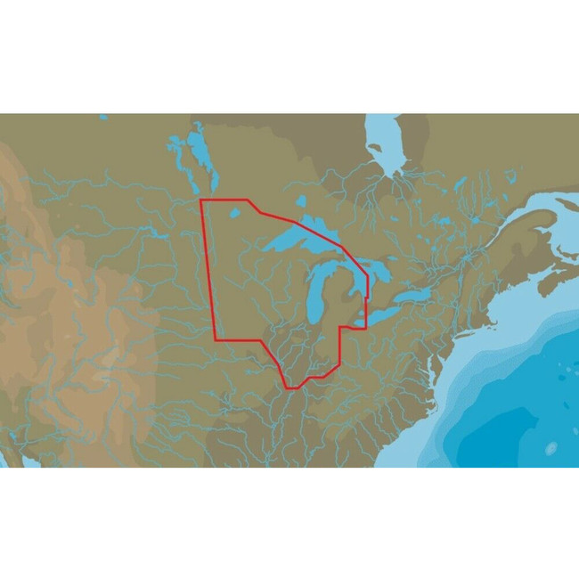 Lowrance US Lakes: North Central Max-N+ Lowrance US Lakes: North Central Max-N+