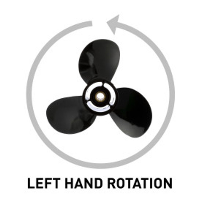 Black Diamond Bravo 2 (18.75" x 17") LH Propeller, 8M0078091 48-8M0078091