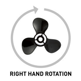 Black Diamond for 4.75" gearcase (Group E) (14.5" x 19") RH Propeller QA1916X Black Diamond for 4.75" gearcase (Group E) (14.5" x 19") RH Propeller QA1916X