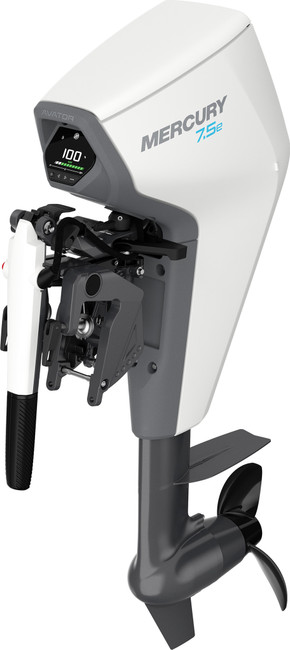 New Mercury Avator 7.5EXLH 25" Shaft Electric Tiller Outboard 1001E951A