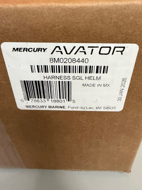 OEM Mercury Avator Single Helm Harness 8M0208440