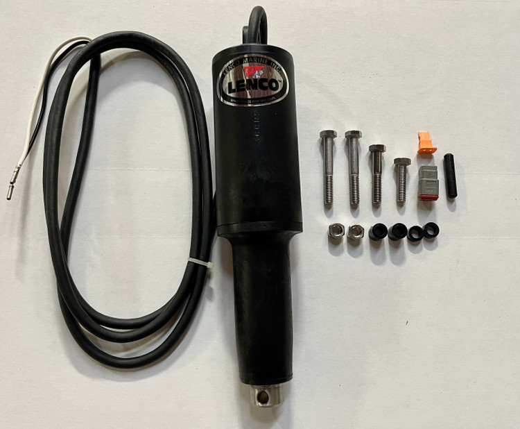 Lenco 101XD Extreme Duty Actuator  12V  2 1/4" Stroke  5/16" and Hardware 15055001