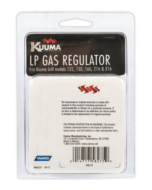 Regulator, Permanent Mount/No Orifice 58275 Regulator, Permanent Mount/No Orifice 58275