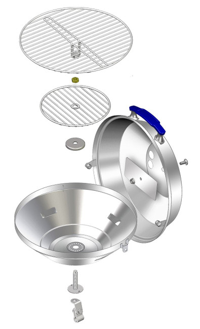 Magma Original Size Marine Kettle Charcoal Grill A10-104