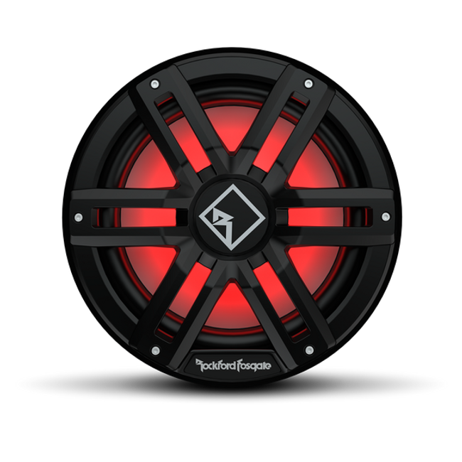 Rockford Fosgate M2 12" DVC 4 Ohm Color Optix Infinite Baffle Marine Subwoofer Black/Stainless M2D4-12IB Rockford Fosgate M2 12" DVC 4 Ohm Color Optix Infinite Baffle Marine Subwoofer Black/Stainless M2D4-12IB