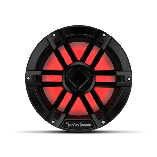 Rockford Fosgate M1 12" DVC 2 Ohm Color Optix Marine Subwoofer Black M1D2-12B