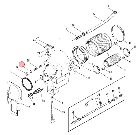 OEM Mercury Marine Mercruiser Quicksilver Washer 12-8M0204655
