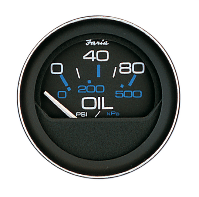OPEN BOX Faria Marine Boat Coral 2" Oil Pressure Gauge (80 PSI) 13002 OPEN BOX Faria Marine Boat Coral 2" Oil Pressure Gauge (80 PSI) 13002