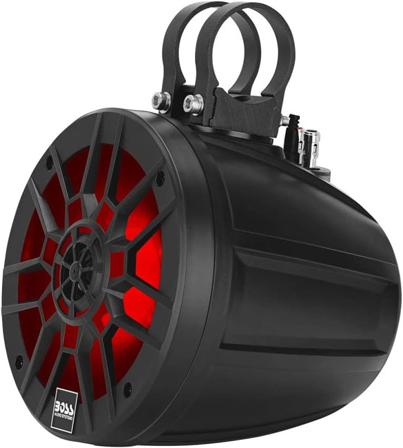 Boss Audio 2-Way Marine Waketower/UTV Roll Bar LED Speaker System 1 Pair MPWT60RGB Boss Audio 2-Way Marine Waketower/UTV Roll Bar LED Speaker System 1 Pair MPWT60RGB