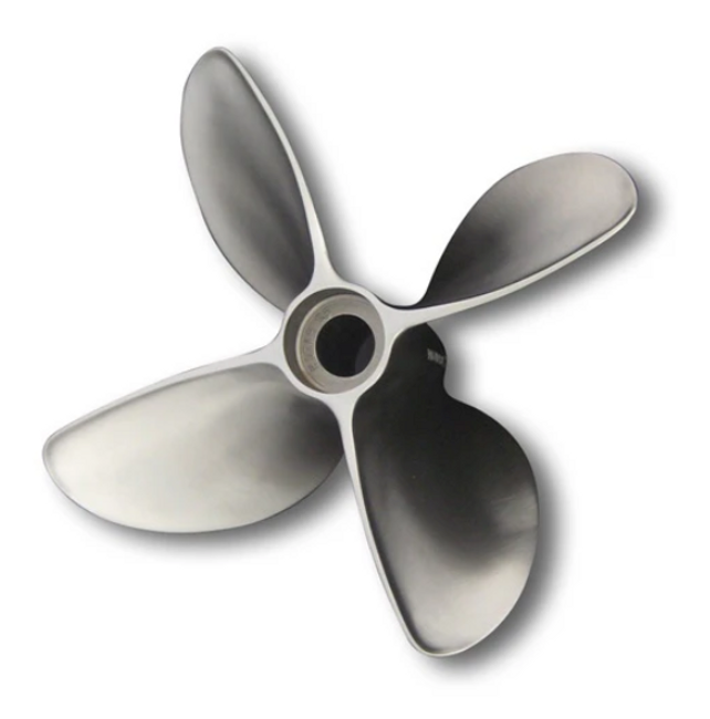 Hill Marine Stainless Steel Eagle 4 Propeller for Performance Outboard 2 Stroke Right Hand Hill Marine Stainless Steel Eagle 4 Propeller for Performance Outboard 2 Stroke Right Hand