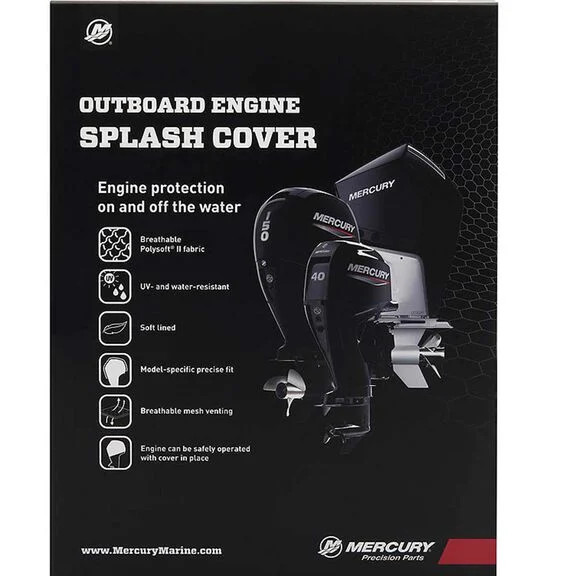 OEM Mercury 150hp Pro XS Outboard Vented Splash Cover 8M0228531 