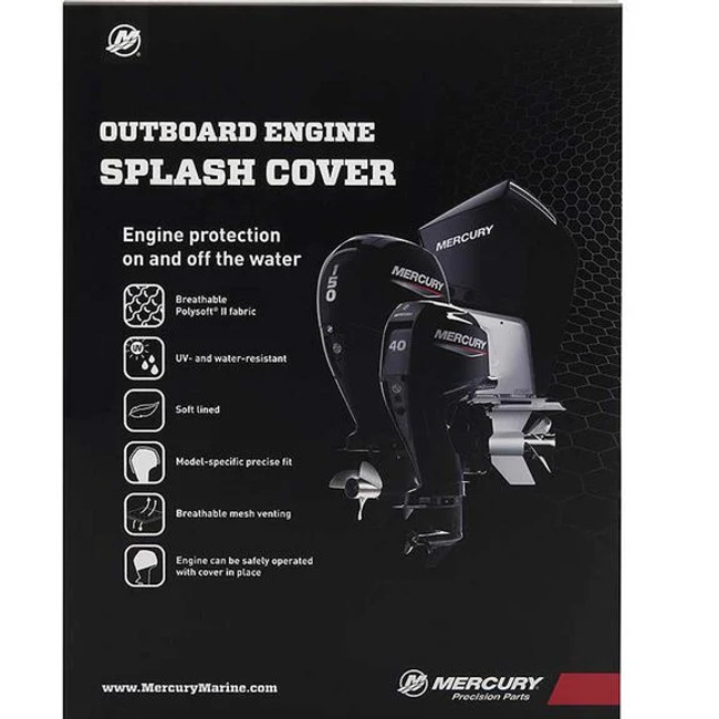 OEM Mercury L6 300hp Verado Outboard Vented Splash Cover 8M0228517