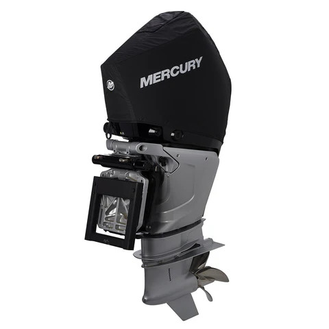 OEM Mercury 4.6L V8 300hp Outboard Vented Splash Cover (Black) 8M0228522