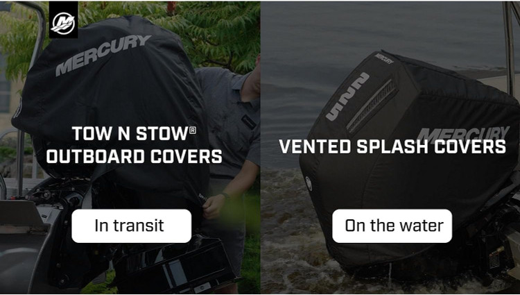 OEM Mercury 2.1L 90hp FourStroke Outboard Vented Splash Cover 8M0228507