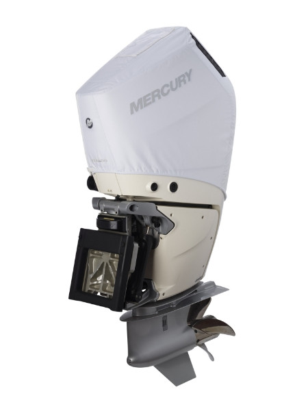 OEM Mercury 5.7L V10 400hp Outboard Vented Splash Cover (White) 8M0228527