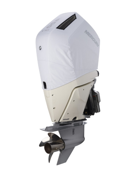 OEM Mercury 5.7L V10 400hp Outboard Vented Splash Cover (White) 8M0228527