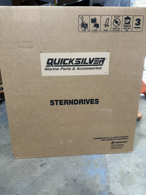 OPEN BOX New OEM Quicksilver Classic Square Top (Old Style) MerCruiser Bravo 3 III Outdrive 2.00 OPEN BOX New OEM Quicksilver Classic Square Top (Old Style) MerCruiser Bravo 3 III Outdrive 2.00