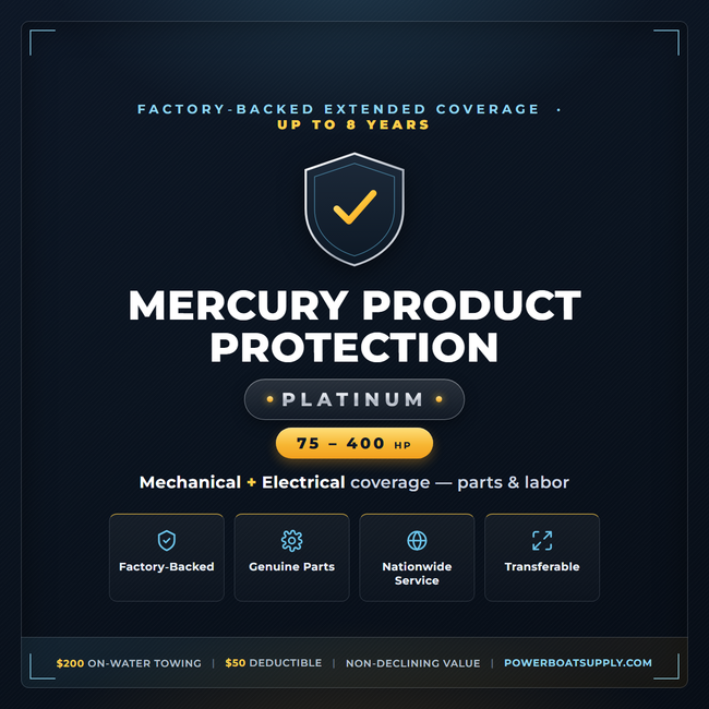 Mercury Platinum Warranty - 75 HP & Up Mercury Platinum Warranty - 75 HP & Up