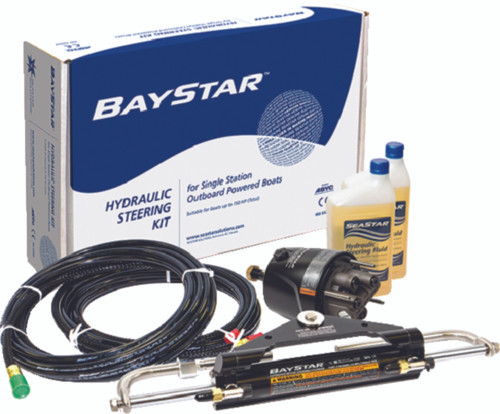 SeaStar HK4200A-3 BayStar Compact Hydraulic Steering System Complete Kit 20ft Hoses SeaStar HK4200A-3 BayStar Compact Hydraulic Steering System Complete Kit 20ft Hoses