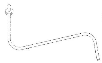 OEM Quicksilver/Mercury Dipstick Tube 862704A 4 OEM Quicksilver/Mercury Dipstick Tube 862704A 4