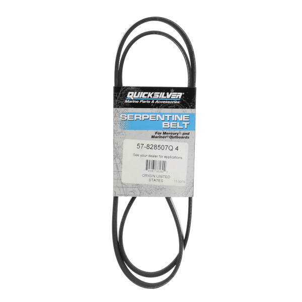 OEM Quicksilver/Mercury O/B Alternator Belt 57-828507Q 4 OEM Quicksilver/Mercury O/B Alternator Belt 57-828507Q 4