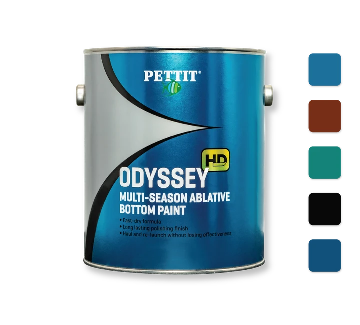 Pettit Odyssey HD Multi-Season Ablative Antifouling Bottom Paint Pettit Odyssey HD Multi-Season Ablative Antifouling Bottom Paint