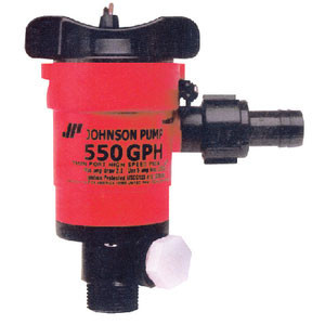 Johnson Pump 550 gph Twin Outlet Bait Pump 48503 Johnson Pump 550 gph Twin Outlet Bait Pump 48503