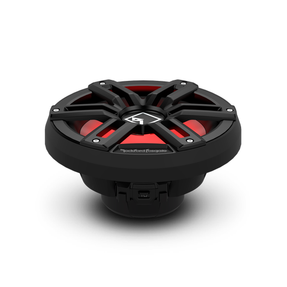 Rockford Fosgate M2 10" DVC 2 Ohm Color Optix Sealed Enclosure Marine Subwoofer Black/Stainless M2D2-10SB Rockford Fosgate M2 10" DVC 2 Ohm Color Optix Sealed Enclosure Marine Subwoofer Black/Stainless M2D2-10SB