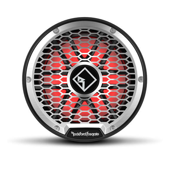 Rockford Fosgate M2 12" DVC 2 Ohm Color Optix Sealed Enclosure Marine Subwoofer Black M2D2-12SB