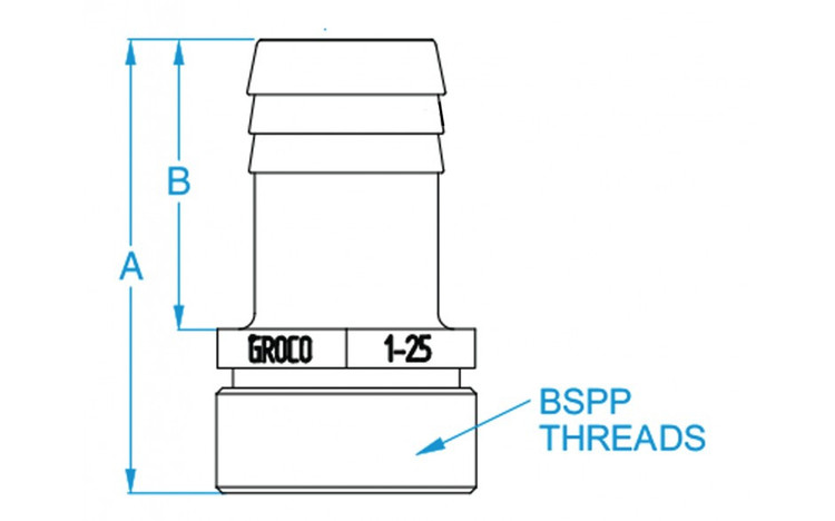Groco Bronze Adaptor G 3/4 To 20Mm Pth-34Pd20 Groco Bronze Adaptor G 3/4 To 20Mm Pth-34Pd20